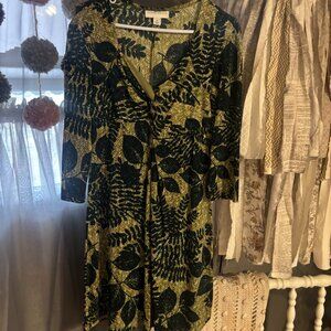 Ronni Nicole dress, blue & green, size 8